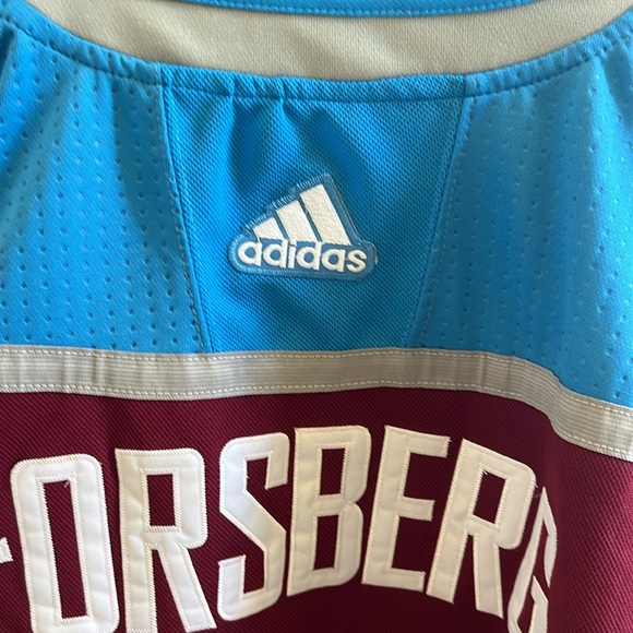 Adidas NHL Forsberg Jersey Size 52 Blue,Wine New with tag - Picture 4 of 6